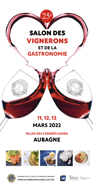 Brochure salon des vignerons et de la gastronomie 2021 du Lions club Aubagne-Garlaban